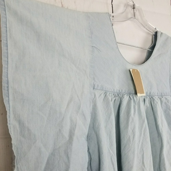 Lucky Brand Chambray Flounce Dress - Picture 5 of 7